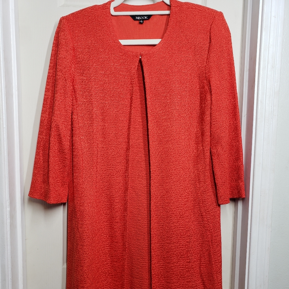 MISOOK black label open long cardigan